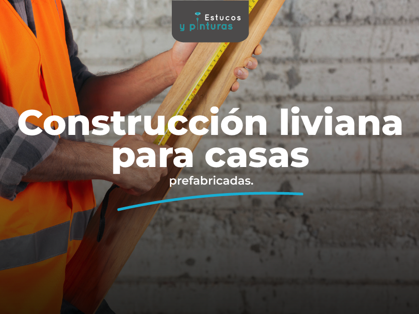 Banner de construcción liviana para casas